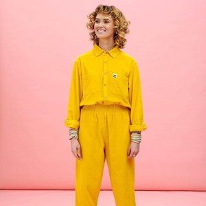 Golden Yellow Lucy & Yak Corduroy Boilersuit